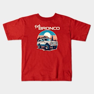 Offroad Car - Bronco Kids T-Shirt